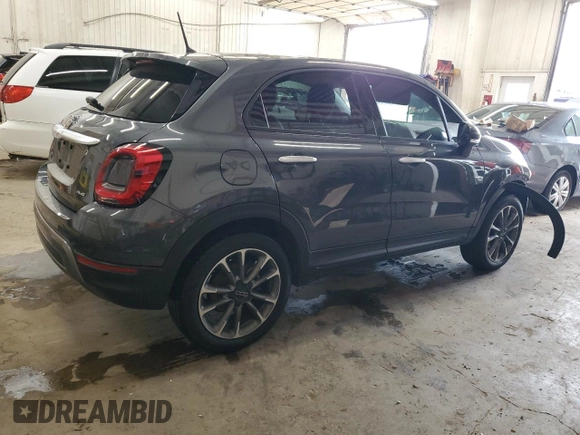 2021 FIAT 500X Trekking with VIN ZFBNF3B19MP944553, listed as a Copart auction lot 64754785 with 53,098 mi miles and Salvage title. Bid and sale history available at DreamBid. Image 3.