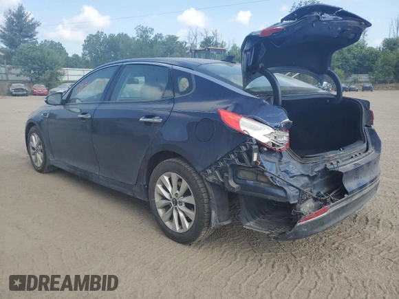 2016 Kia Optima EX with VIN 5XXGU4L32GG118124, listed as a Copart auction lot 61156375 with 85,173 mi miles and Clean title. Bid and sale history available at DreamBid. Image 2.