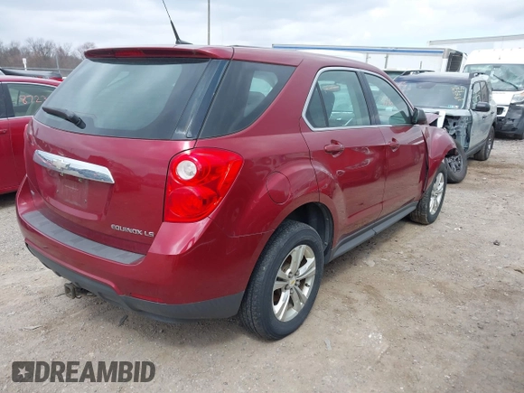 2010 Chevrolet Equinox LS with VIN 2CNFLCEW9A6351106, listed as a IAAI auction lot 41833336 with 99,890 mi miles. Bid and sale history available at carsss.com. Image 4.