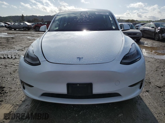 2023 Tesla Model Y Long Range with VIN 7SAYGDEEXPF844622, listed as a Copart auction lot 49094465 with 35,191 mi miles and Salvage Title. Bid and sale history available at DreamBid. Image 5.