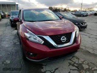 2015 Nissan Murano SV with VIN 5N1AZ2MG5FN227754, listed as a Copart auction lot 84323294 with 77,348 mi miles and Salvage Title. Bid and sale history available at carsss.com. Image 15.