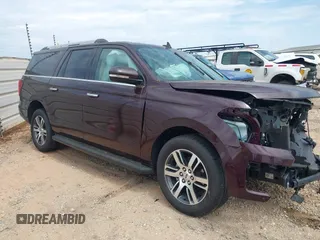 2024 Ford Expedition Max Limited with VIN 1FMJK1K80REA42655, listed as a IAAI auction lot 42190897 with 18,445 mi miles and . Bid and sale history available at DreamBid. Image 1.