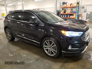 2019 Ford Edge Titanium with VIN 2FMPK4K95KBC20405, listed as a Copart auction lot 50784865 with 63,145 mi miles and Salvage Title. Bid and sale history available at carsss.com. Image 4.