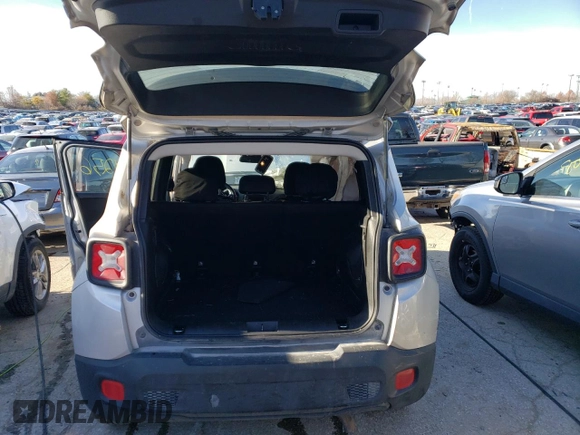 2018 Jeep Renegade Latitude with VIN ZACCJABB2JPJ35522, listed as a Copart auction lot 80332793 with 81,256 mi miles and Salvage title. Bid and sale history available at DreamBid. Image 6.