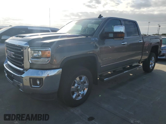2017 GMC Sierra 2500HD SLT with VIN 1GT12TEY4HF160180, listed as a Copart auction lot 75448554 with 0 mi miles and Non Repairable. Bid and sale history available at carsss.com. Image 1.