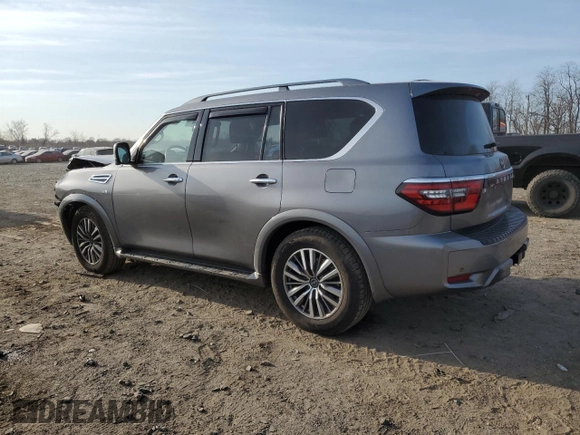2021 Nissan Armada SL with VIN JN8AY2BB8M9793254, listed as a Copart auction lot 48853805 with 85,755 mi miles and Salvage Title. Bid and sale history available at carsss.com. Image 2.