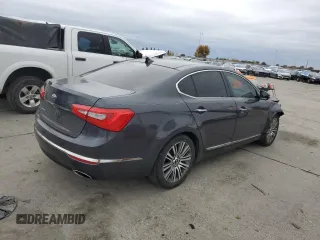 2016 Kia Cadenza Premium with VIN KNALN4D7XG5207034, listed as a Copart auction lot 82035124 with 138,410 mi miles and Salvage Title. Bid and sale history available at carsss.com. Image 3.