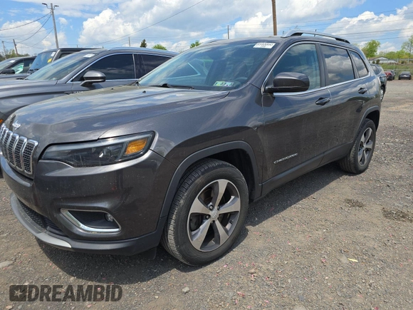 2019 Jeep Cherokee Limited with VIN 1C4PJMDX6KD373808, listed as a IAAI auction lot 42279722 with 138,556 mi miles and . Bid and sale history available at DreamBid. Image 2.