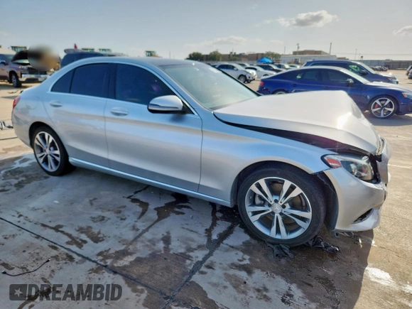 2016 Mercedes-Benz C 300 with VIN 55SWF4JB8GU175526, listed as a Copart auction lot 61534545 with 90,277 mi miles and Salvage title. Bid and sale history available at DreamBid. Image 4.