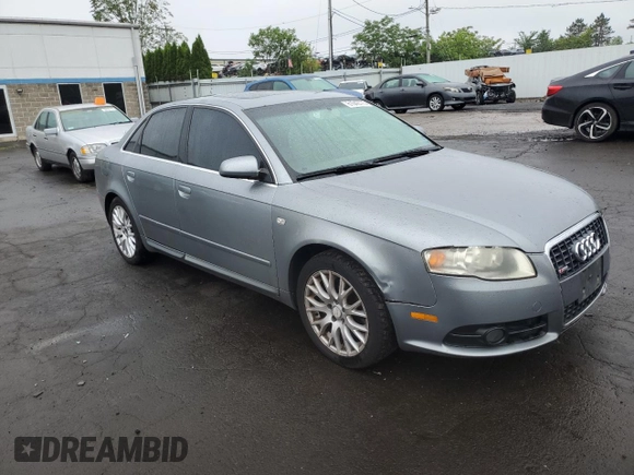 2008 Audi A4 2.0T with VIN WAUDF78E68A155387, listed as a Copart auction lot 61042775 with 155,567 mi miles and Salvage title. Bid and sale history available at DreamBid. Image 4.
