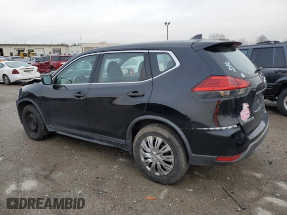 2017 Nissan Rogue S with VIN KNMAT2MT9HP566933, listed as a Copart auction lot 81948404 with 184,608 mi miles and Salvage Title. Bid and sale history available at DreamBid. Image 2.