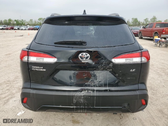 2023 Toyota Corolla Cross LE with VIN 7MUCAAAG6PV040852, listed as a Copart auction lot 50694955 with NaN miles and Salvage Title. Bid and sale history available at carsss.com. Image 6.