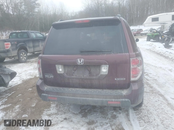 2008 Honda Pilot EX-L with VIN 5FNYF18548B036391, listed as a IAAI auction lot 41464097 with 186,226 mi miles and . Bid and sale history available at DreamBid. Image 16.