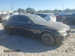 2012 BMW 7 Series 740i with VIN WBAKA4C58CC613763, listed as a Copart auction lot 76673584 with 88,316 mi miles and Clean Title. Bid and sale history available at carsss.com. Image 4.