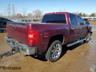 2010 Chevrolet Silverado 1500 LT with VIN 3GCRKSE32AG167103, listed as a Copart auction lot 46627245 with 194,110 mi miles and Salvage Title. Bid and sale history available at carsss.com. Image 3.
