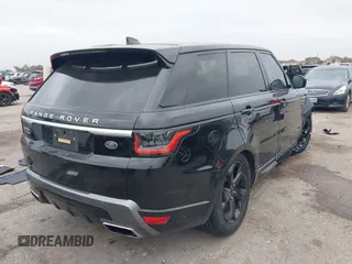 2019 Land Rover Range Rover Sport HSE with VIN SALWR2RV9KA418735, listed as a IAAI auction lot 41014298 with 75,388 mi miles. Bid and sale history available at carsss.com. Image 4.