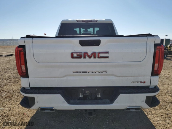 2020 GMC Sierra 1500 AT4 with VIN 3GTU9EET9LG381659, listed as a Copart auction lot 48115795 with 46,825 mi miles and Salvage Title. Bid and sale history available at carsss.com. Image 6.