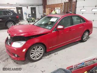 2009 Mercedes-Benz C-Class 3.0L Sport with VIN WDDGF54X49R077132, listed as a IAAI auction lot 41920266 with 85,558 mi miles. Bid and sale history available at carsss.com. Image 2.