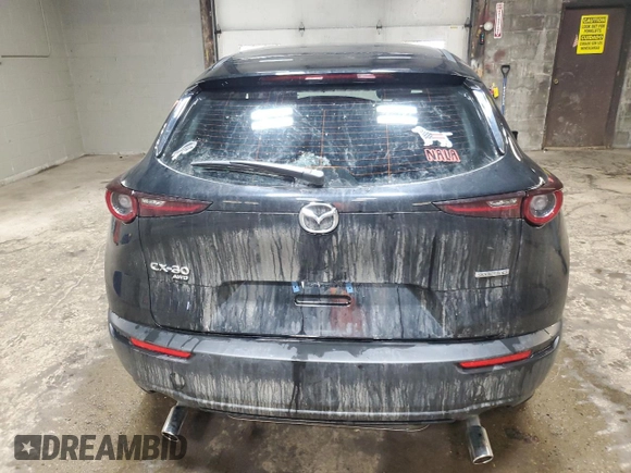 2025 Mazda CX-30 S with VIN 3MVDMBAM3SM756861, listed as a Copart auction lot 43643715 with Not provided miles and Salvage title. Bid and sale history available at DreamBid. Image 6.