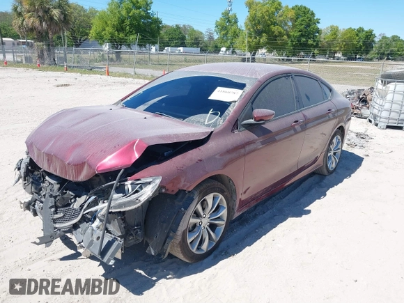 2016 Chrysler 200 S z VIN 1C3CCCBB2GN180460, wystawiony jako IAAI lot #41860787 z przebiegiem 105 236 mil mil oraz . Historia ofert i sprzedaży dostępna na DreamBid. Obrazek 2.