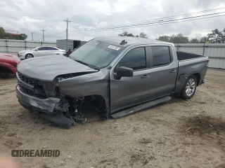 2020 Chevrolet Silverado 1500 Custom with VIN 3GCPWBEK7LG374754, listed as a Copart auction lot 79290414 with 100,469 mi miles and Clean Title. Bid and sale history available at carsss.com. Image 1.