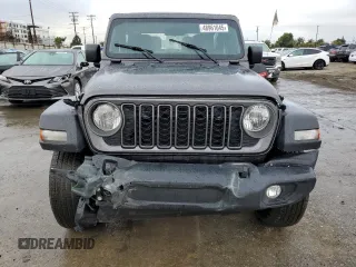 2024 Jeep Wrangler Willys with VIN 1C4PJXAG6RW368774, listed as a Copart auction lot 48961045 with 1,191 mi miles and Salvage title. Bid and sale history available at DreamBid. Image 5.