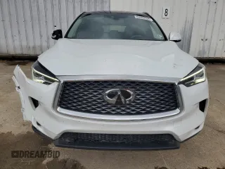 2023 Infiniti QX50 Luxe with VIN 3PCAJ5BA9PF107127, listed as a Copart auction lot 63402535 with 23,844 mi miles and Salvage title. Bid and sale history available at DreamBid. Image 5.
