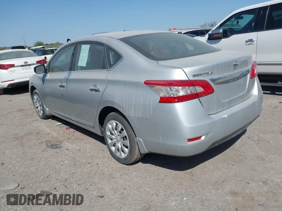 2015 Nissan Sentra SL with VIN 3N1AB7AP9FY376412, listed as a IAAI auction lot 41743212 with 11,298 mi miles and . Bid and sale history available at DreamBid. Image 3.