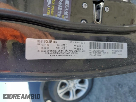 2020 Dodge Charger SXT z VIN 2C3CDXBG3LH123980, wystawiony jako Copart lot #50375935 z przebiegiem 75 428 mil mil oraz Szkoda całkowita • Salvage title. Historia ofert i sprzedaży dostępna na DreamBid. Obrazek 12.