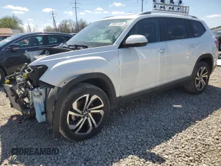 2022 Volkswagen Atlas SEL with VIN 1V2BP2CA6NC563112, listed as a Copart auction lot 53567485 with 26,515 mi miles and Salvage title. Bid and sale history available at DreamBid. Image 1.
