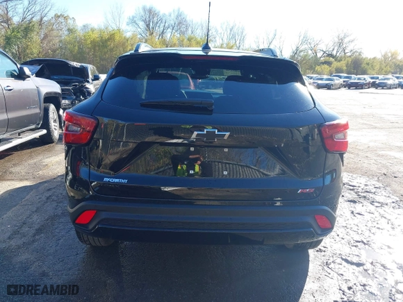 2025 Chevrolet Trax 2RS with VIN KL77LJEP7SC007138, listed as a IAAI auction lot 40806554 with 4,253 mi miles. Bid and sale history available at carsss.com. Image 16.