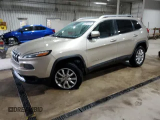 2014 Jeep Cherokee Limited with VIN 1C4PJMDS2EW236491, listed as a Copart auction lot 52557315 with 216,680 mi miles and Salvage Title. Bid and sale history available at carsss.com. Image 1.