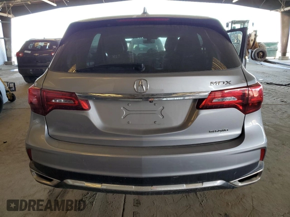 2020 Acura MDX with VIN 5J8YD4H39LL048663, listed as a Copart auction lot 47036155 with 0 mi miles and Salvage Title. Bid and sale history available at carsss.com. Image 6.