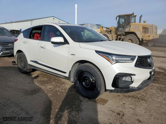 2019 Acura RDX w/A-Spec Pkg with VIN 5J8TC2H61KL806618, listed as a Copart auction lot 48018535 with 123,682 mi miles and Clean Title. Bid and sale history available at carsss.com. Image 4.