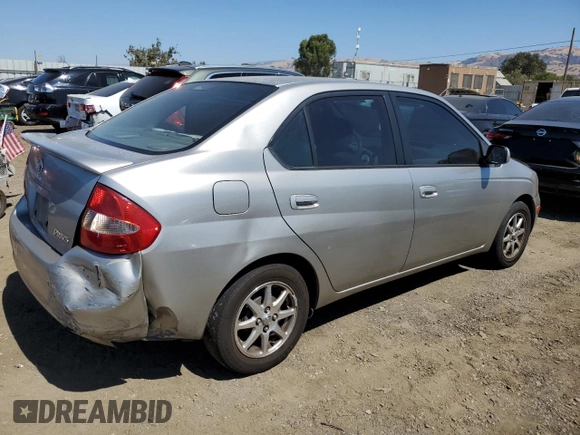 2002 Toyota Prius with VIN JT2BK18U320065095, listed as a Copart auction lot 67916524 with 219,451 mi miles and Salvage Title. Bid and sale history available at carsss.com. Image 3.