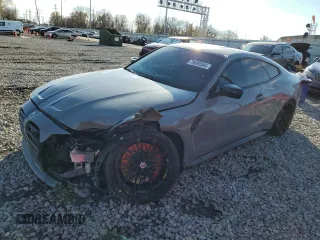 2022 BMW M4 Competition xDrive with VIN WBS43AZ07NCK91225, listed as a Copart auction lot 79899584 with 0 mi miles and Salvage Title. Bid and sale history available at carsss.com. Image 1.