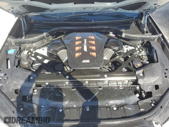 2024 BMW X6 M with VIN 5YM23ET04R9S28947, listed as a Copart auction lot 77666914 with 21,814 mi miles and Non Repairable. Bid and sale history available at carsss.com. Image 12.