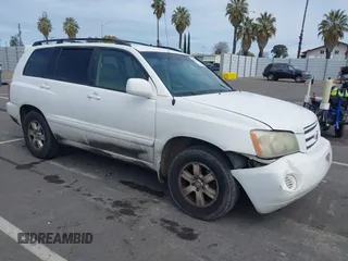2001 Toyota Highlander with VIN JTEGF21A510013873, listed as a IAAI auction lot 41862325 with 276,064 mi miles and . Bid and sale history available at DreamBid. Image 1.