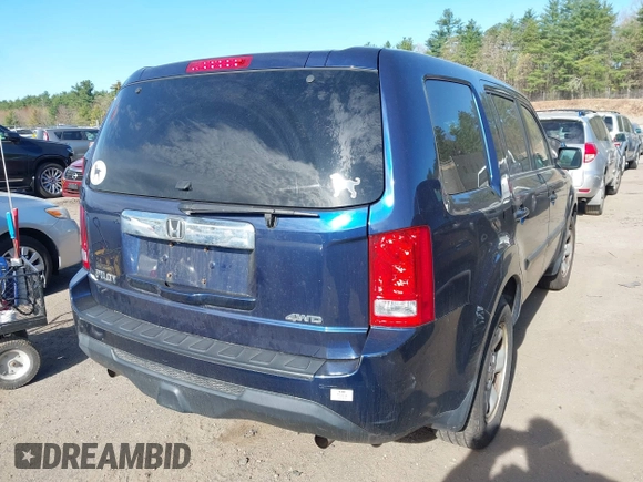 2013 Honda Pilot LX with VIN 5FNYF4H26DB071693, listed as a IAAI auction lot 42124357 with 151,494 mi miles and . Bid and sale history available at DreamBid. Image 4.