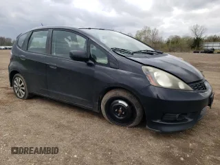 2013 Honda Fit Sport with VIN JHMGE8H51DC009050, listed as a Copart auction lot 53913855 with 207,199 mi miles and Salvage Title. Bid and sale history available at carsss.com. Image 4.