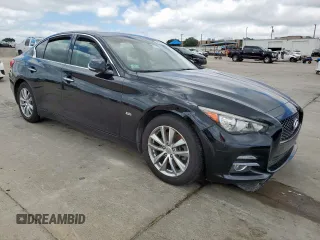 2017 Infiniti Q50 Premium with VIN JN1EV7AR2HM836459, listed as a Copart auction lot 62679735 with 91,161 mi miles and Salvage title. Bid and sale history available at DreamBid. Image 4.