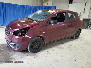 2019 Mitsubishi Mirage GT with VIN ML32A5HJ9KH015295, listed as a Copart auction lot 47762395 with 144,110 mi miles and Salvage title. Bid and sale history available at DreamBid. Image 1.
