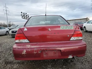 2002 Mitsubishi Lancer ES with VIN JA3AJ26E62U053845, listed as a Copart auction lot 86657704 with 213,276 mi miles and Salvage Title. Bid and sale history available at carsss.com. Image 6.