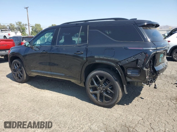 2025 Chevrolet Traverse with VIN 1GNERLRS1SJ218342, listed as a Copart auction lot 60824205 with 452 mi miles and Salvage title. Bid and sale history available at DreamBid. Image 2.