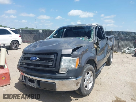 2014 Ford F-150 XL with VIN 1FTMF1CM0EFA43441, listed as a IAAI auction lot 42526218 with 232,421 mi miles and . Bid and sale history available at DreamBid. Image 6.