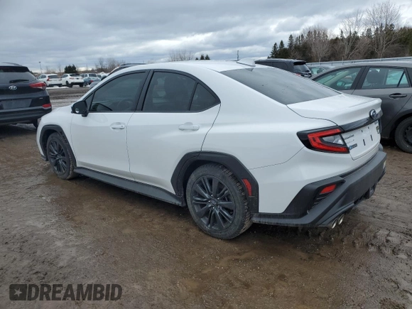 2024 Subaru WRX с VIN JF1VBAB60R9808709, выставлен на аукционе Copart как лот 47441385 с пробегом 5 636 миль миль и Чистый • Clean title. История ставок и продаж доступна на DreamBid. Изображение 2.