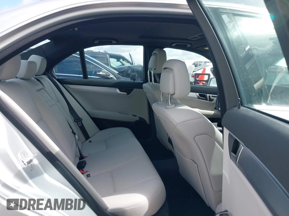 2014 Mercedes-Benz C 250 Sport with VIN WDDGF4HB1EA951907, listed as a IAAI auction lot 42580563 with 51,592 mi miles and . Bid and sale history available at DreamBid. Image 8.