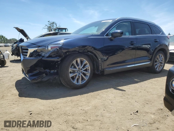 2021 Mazda CX-9 Grand Touring with VIN JM3TCBDY6M0520443, listed as a Copart auction lot 57403735 with 31,414 mi miles and Salvage title. Bid and sale history available at DreamBid. Image 1.