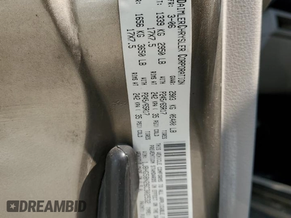2006 Jeep Commander Limited with VIN 1J8HG58N26C302532, listed as a Copart auction lot 59671125 with 155,835 mi miles and Salvage title. Bid and sale history available at DreamBid. Image 13.
