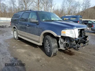2014 Ford Expedition EL XLT with VIN 1FMJK1J58EEF52298, listed as a Copart auction lot 43114825 with 166,857 mi miles and Salvage Title. Bid and sale history available at carsss.com. Image 4.